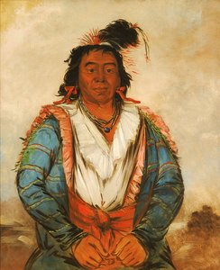 Hortum-put-o-káw-gee, bir Cesur, 1834. by George Catlin
