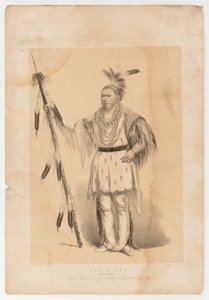 Joc-o-sot, Yürüyen Ayı by George Catlin