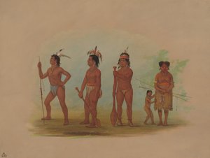 Clatsop Kızılderilileri, 18551869. by George Catlin