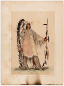Mah-to-toh-pa, Mandan Şefi by George Catlin