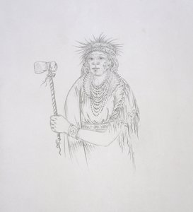 Men-son-se-a (Sol) 1852 by George Catlin