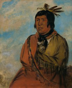 Na-pów-sa, Gece Yolculuk Eden Ayı, bir Şef by George Catlin