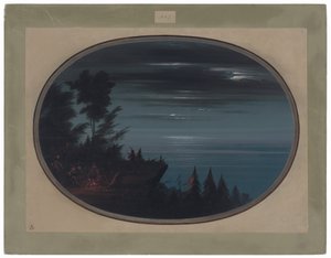 Gece Nayas Köyü by George Catlin