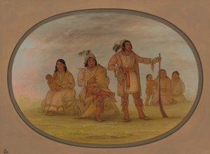 Osceola ve Dört Seminolee Kızılderilileri, 18611869. by George Catlin