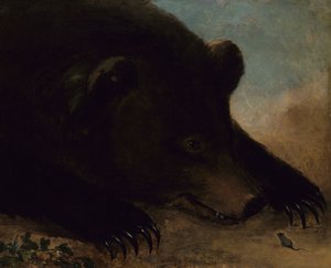 Bir Boz Ayı ve Fare Portreleri, Yaşam Boyu, 1846-1848. by George Catlin