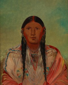 Ru-ton-wee-me, Kanattaki Güvercin by George Catlin