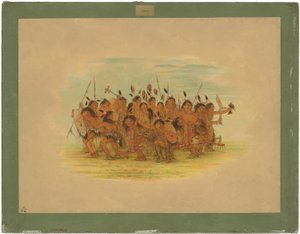 Saç Derisi Dansı - Siyu by George Catlin