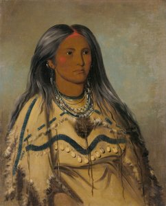 Sha-ko-ka-ka, Mint, Güzel Kız by George Catlin