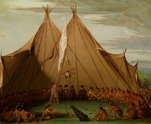 Sioux Köpek Maması by George Catlin