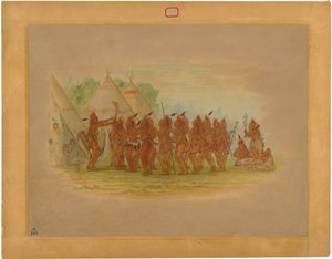 Kölelerin Dansı - Saukie by George Catlin