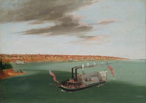 Aşağıdaki Nehirden St. Louis, 1832-1833.