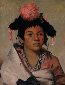 Tcha-káuk-o-ko-máugh, Büyük Şef, Bir Çocuk, 1831. by George Catlin