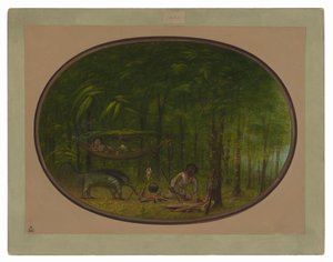 Büyük Karınca Yiyen by George Catlin