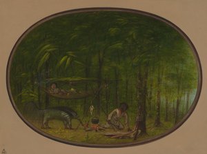 Büyük Karınca Yiyen, 18541869. by George Catlin