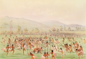 Hint Topu Oyunu, c.1832 by George Catlin