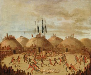 Son Yarış, O-Kee-pa Töreni by George Catlin
