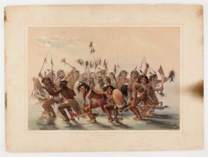 Kafa Derisi Dansı by George Catlin