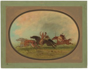 Scalper Scalper - Pawnee ve Cheyenne by George Catlin