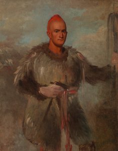 Theodore Burr Catlin, Hint Kostümü, 1840-1841. by George Catlin