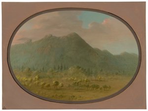 Kristal Dağlarda Görüntüle by George Catlin