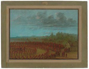 Saukilerin Savaş Dansı by George Catlin