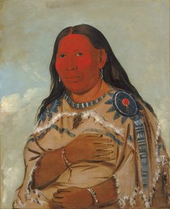 İki Karganın Karısı by George Catlin