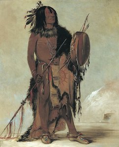 Wún-nes-tou, Beyaz Bufalo, Yaşlı Bir Tıp Adamı by George Catlin