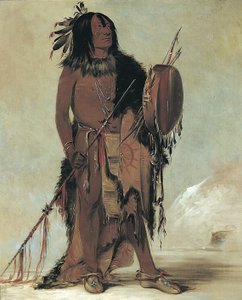 Wún-nes-tou, Beyaz Bufalo, Yaşlı Bir Tıp Adamı, 1832. by George Catlin