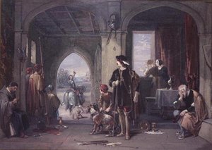 The Rivals Departure (kağıt üzerinde wc) by George Cattermole