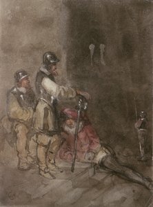 Askerler ile Tanımlanamayan Tarihi Konu, by George Cattermole
