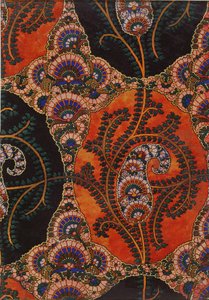 Paisley Şal Kumaş Tasarımı, c.1871 by George Charles Haite