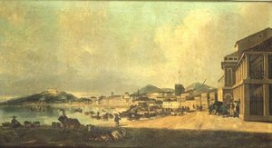 Makao manzarası by George Chinnery