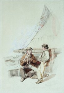 Bramble ve Jack bir Fransız limanına götürüldü by George Clarkson Stanfield