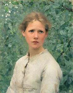 Bir Kızın Kafası by George Clausen