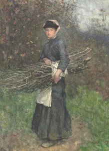 Yakacak Odun Toplama by George Clausen