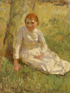 Tarladaki kız, 1897. by George Clausen
