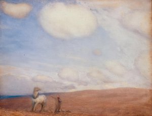 Downs üzerinde çiftçilik by George Clausen