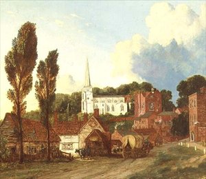 St. Mary Kilisesi ve Eski Okullar Binası ve Yard ile Harrow