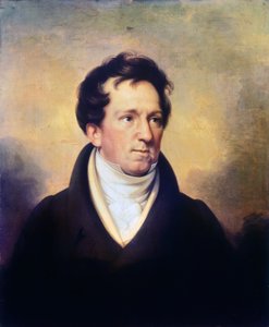 Charles Mathews'un Portresi (1776-1835), İngiliz aktör ve tiyatro yöneticisi, George Clint'in tablosu (1770-1854), tuval üzerine yağlı boya