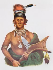Appanoose, a Sauk Chief, 1837, Thomas L. McKenney ve James Hall tarafından yazılan 