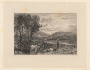 Lulworth Kalesi, Dorsetshire by George Cooke