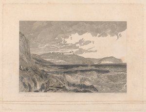 Pendennis Kalesi ve Falmouth Limanı Girişi by George Cooke