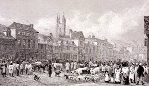 Smithfield Pazarı, Londra, c1830