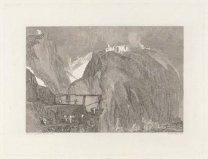 Tintagel Kalesi, Cornwall by George Cooke