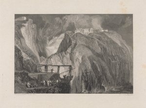 Tintagel Kalesi, Cornwall by George Cooke