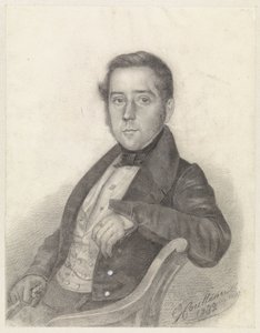 Oturan bir beyefendinin portresi by George Coutteau