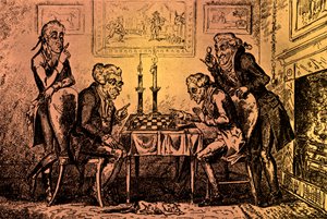 Satranç Oyunu by George Cruikshank