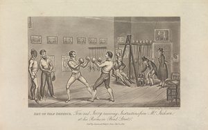 kendini savunma sanatı by George Cruikshank
