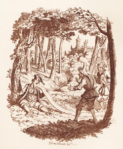 Kardeşler Grimm Çocuk ve by George Cruikshank