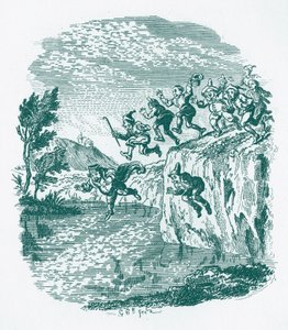 Kardeşler Grimm Çocuk ve by George Cruikshank